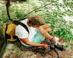 He loves adventure sports like rock climbing, swimming, water scooter riding and often shares his photographs on the photo-sharing app.